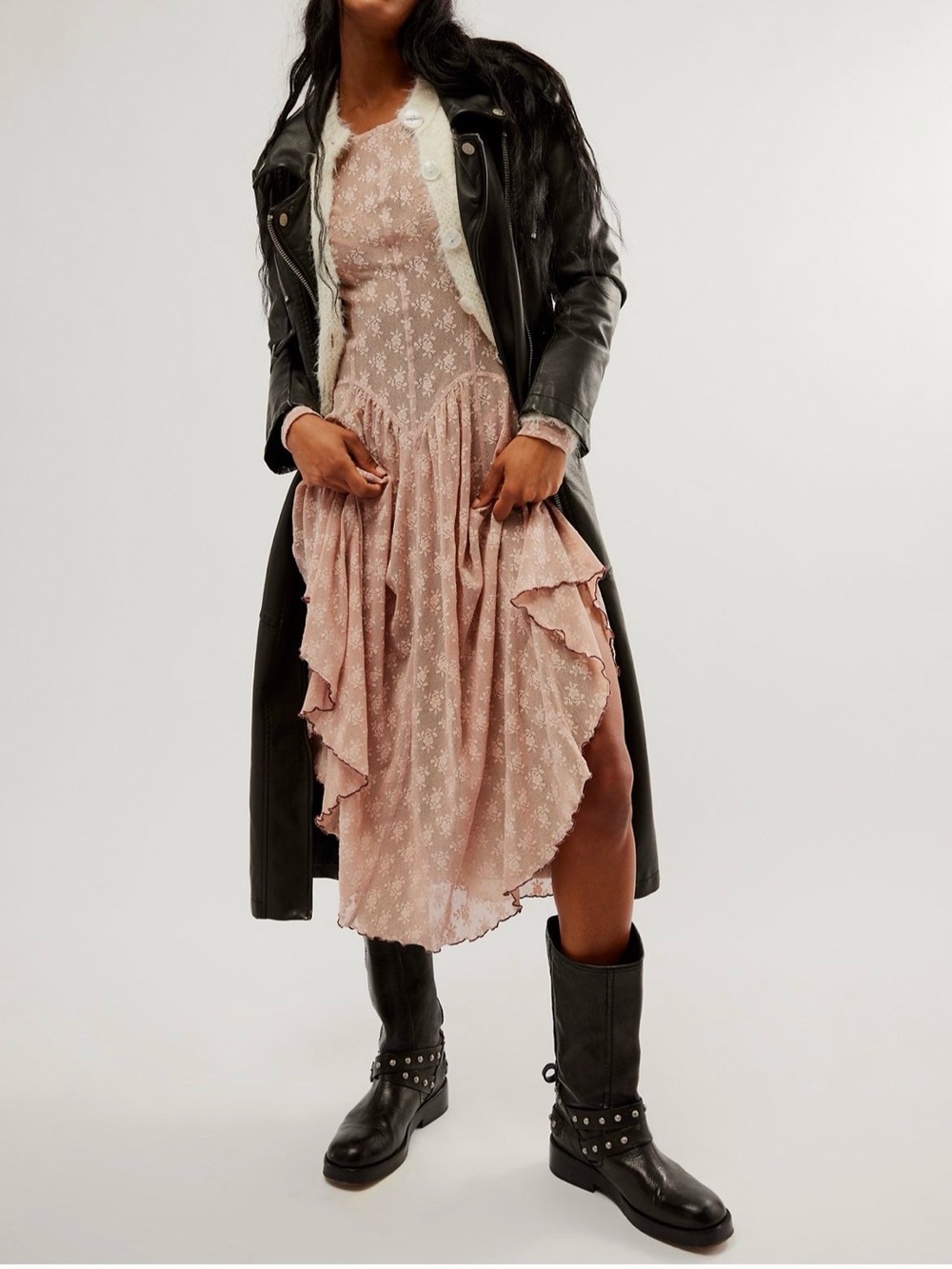 Free People “Dial for Drama” Slip Dress